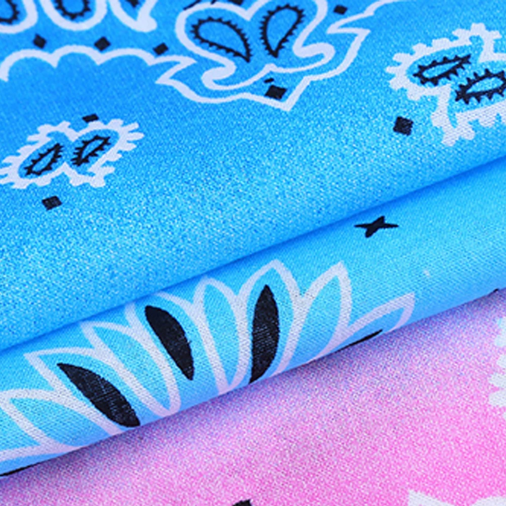 Хлопковая повязка на голову для занятий спортом в стиле хип-хоп квадратный шарф с