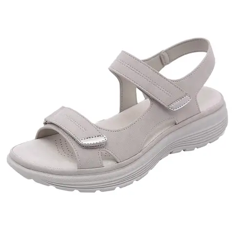 SNURULANWomen/летние Нескользящие пляжные дышащие сандалии на мягкой подошве с открытым носком; Спортивная стильная повседневная обувь; Sandalia