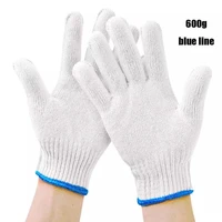 12pcs home hygiene nylon thin work protective gloves knitted outdoor garden work wear resistant non slip protective gloves nw