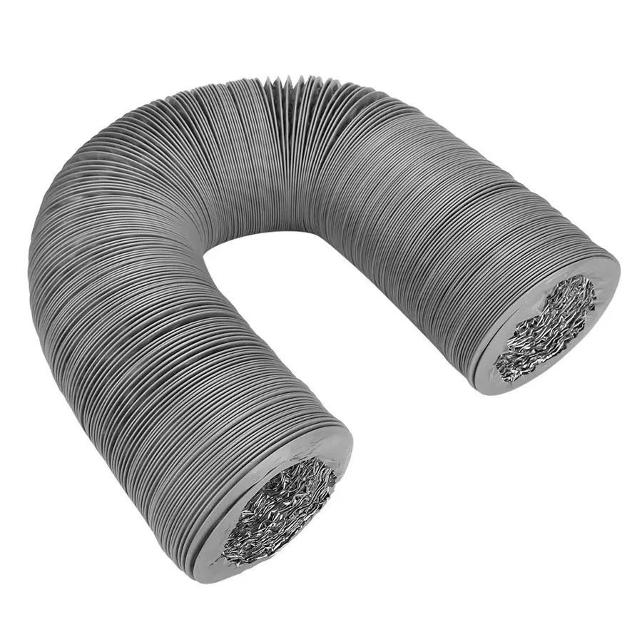 Шланг для отвода 8 м двухслойный гибкий вытяжной шланг из ПВХ алюминиевой фольги