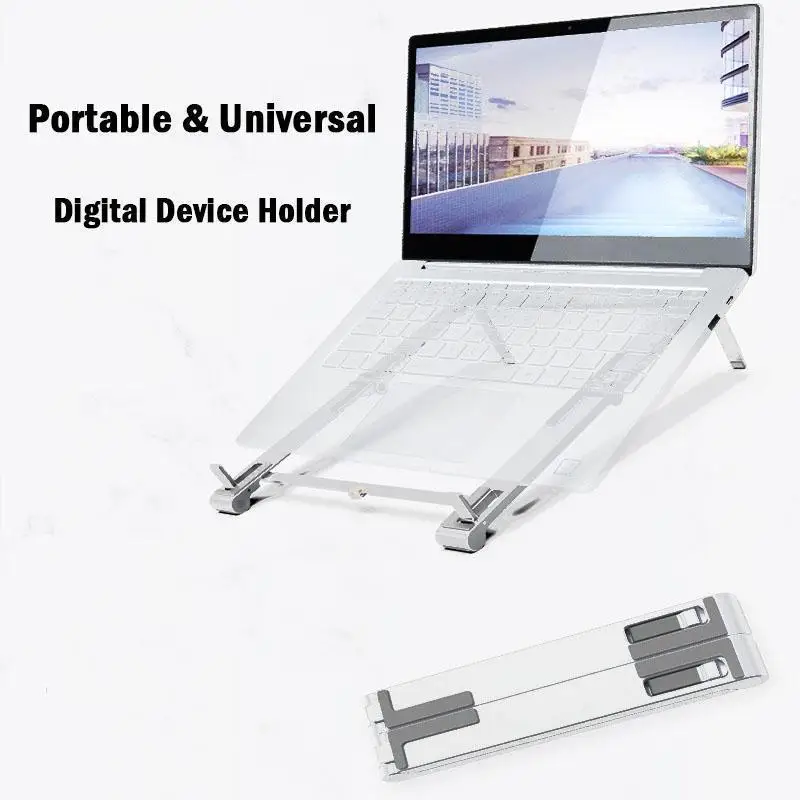 Регулируемая Складная подставка для ноутбука 3 в 1 нескользящий Настольный