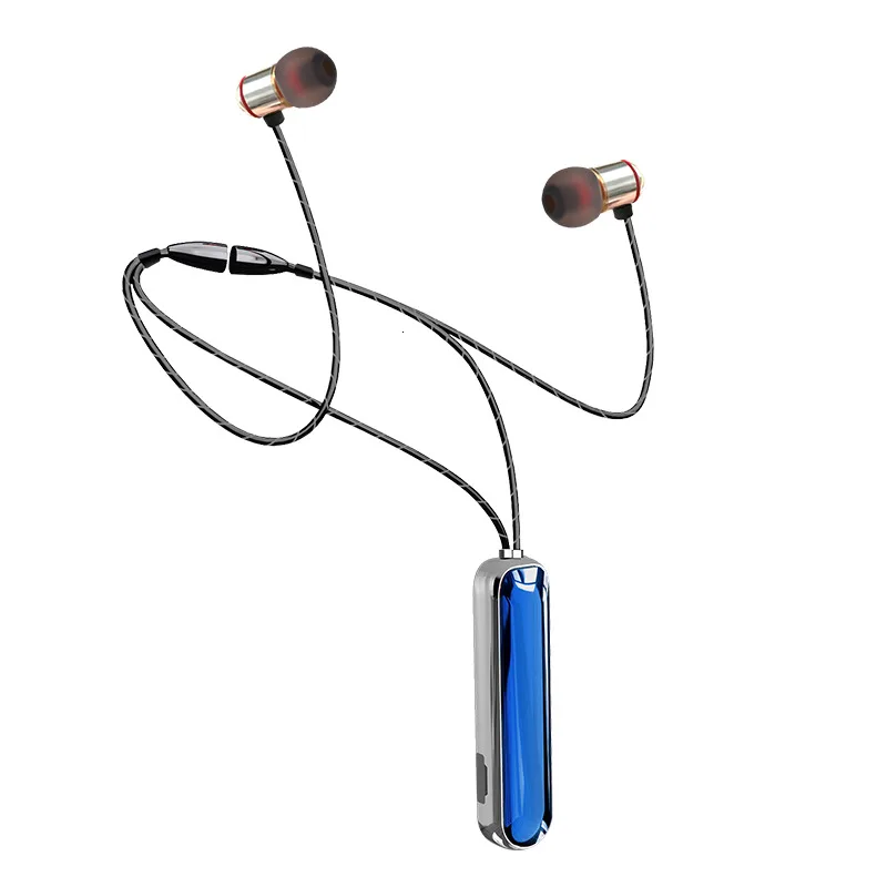 tws Necklace Headset Влюбленные тандем селфи спортивные Bluetooth наушники ожерелье 9D тяжелый бас гарнитура Tws Беспроводные наушники для IPhone Xiaomi - Цвет: tws Necklace Headset