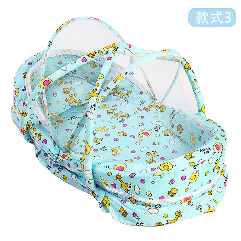 

Portable crib, detachable bed, travel foldable with mosquito net, easy-to-carry crib room decoration infanil luxury nursery