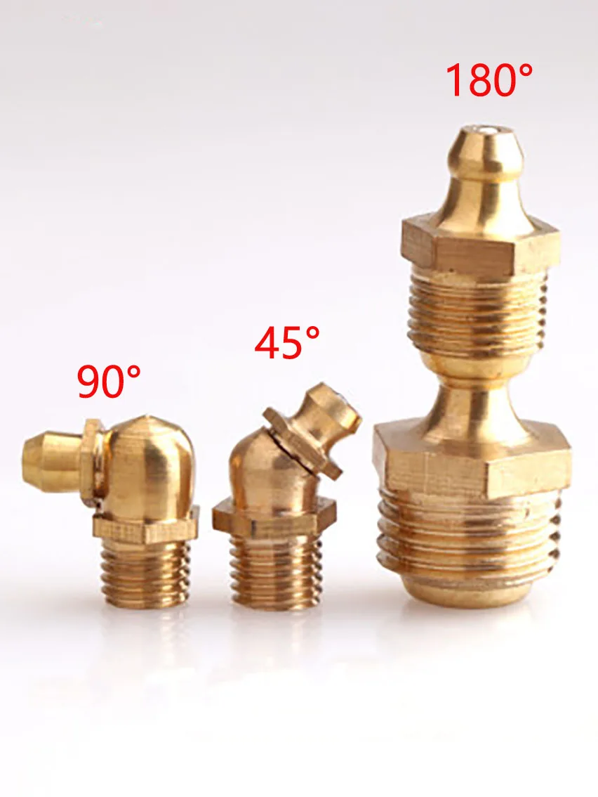 Наружная резьба латунь смазочный ниппель масленки фитинг для автомобиля