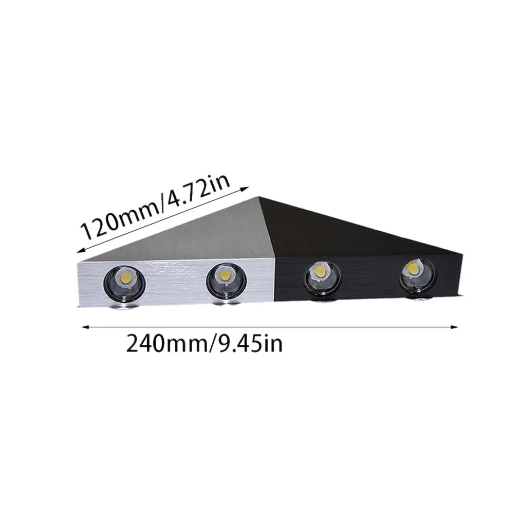 

5W Led Triangle Colorful Wall Lamp Perfect For Living Room Lights Bedroom Lamps Hallway Led Night Light Dropship