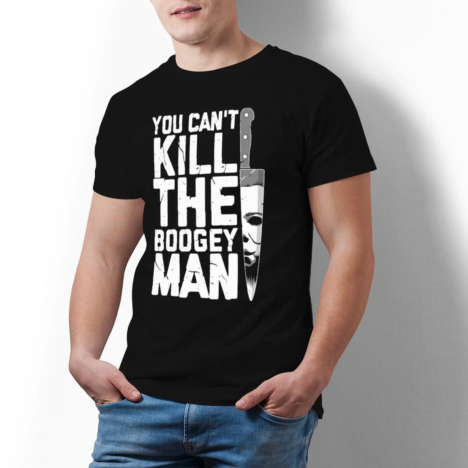 

Забавная хлопковая Пляжная футболка Майкла, футболка с коротким рукавом и принтом, Мужская футболка 3xl