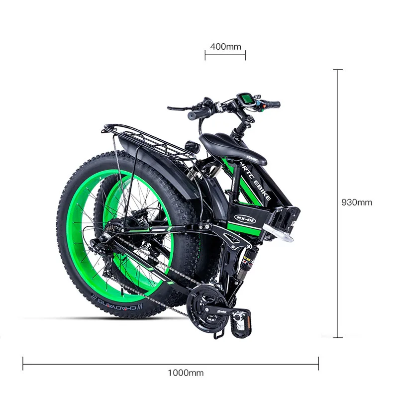 26 дюймов Электрический горный велосипед fat ebike 48V750W электрический велосипед с мягким хвостом e-bike fat frame максимальная скорость 45 км/ч EMTB