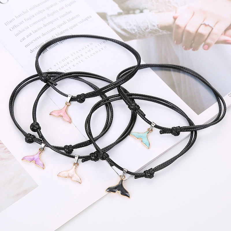 Браслеты анклеты женские с хвостом модные пляжные ювелирные украшения на ногу