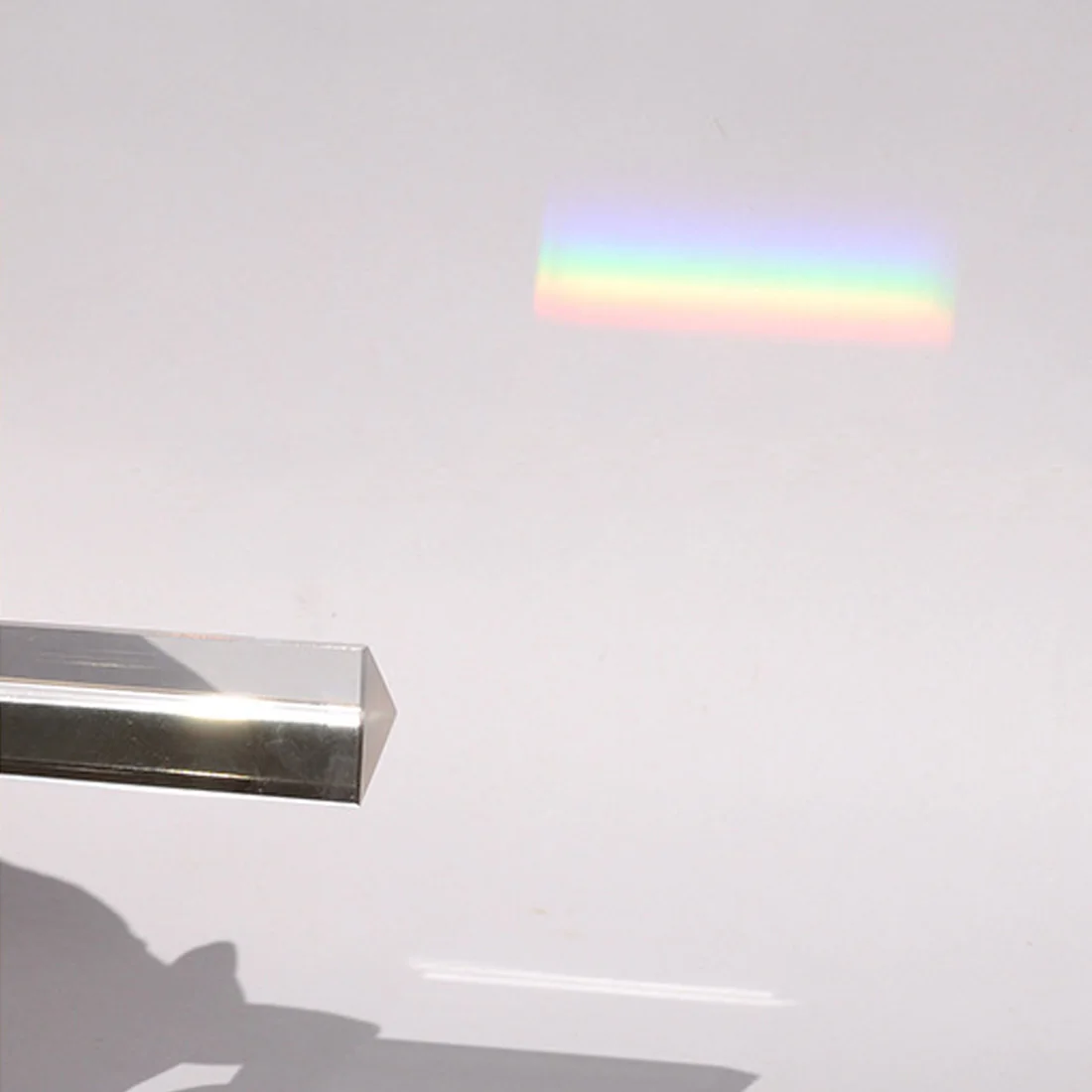 

15*15*80mm Triangular Prism To See Rainbow Size Photo Photography Seven-color Sunlight Student Optical Glass Science Experiment