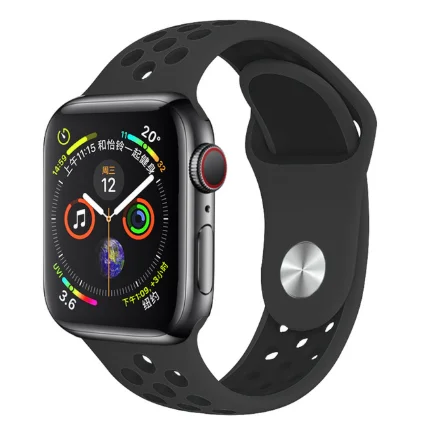 35 Band for Apple Watch 5 4 3 2 1 42MM 38MM soft Breathable strap Silicone Sports bands for Nike+ Iwatch series 5 4 3 40mm 44mm - Цвет ремешка: 35