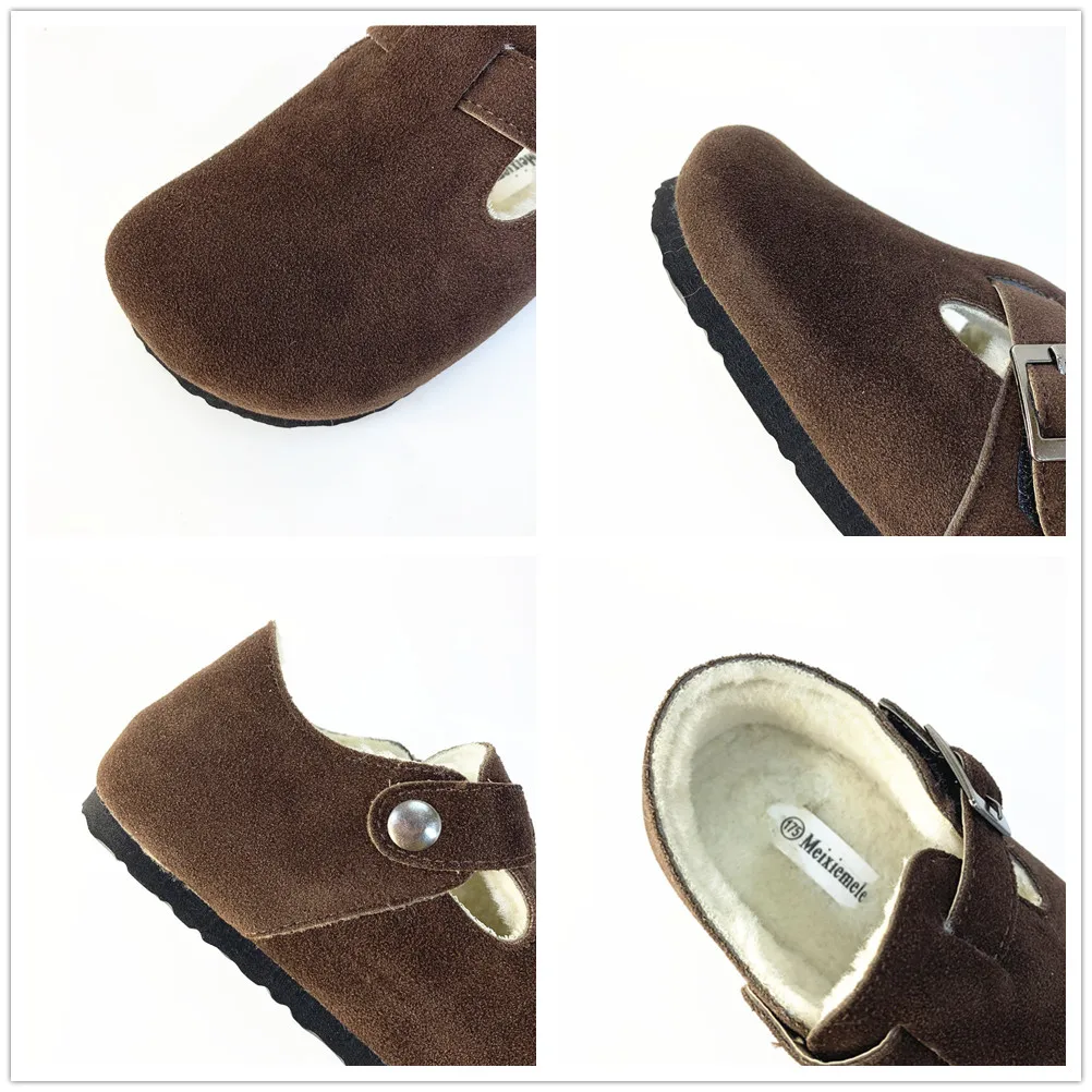 Зимние кроссовки KINE PANDA для девочек и мальчиков Детские повседневные с бархатной