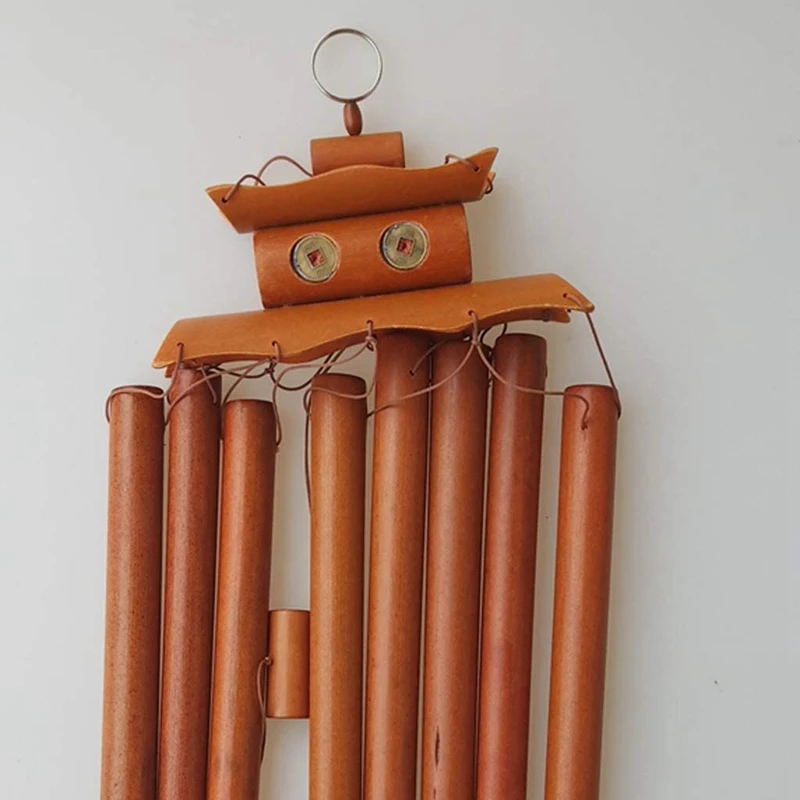 

Outdoor Wind Chime Bamboo Bell Tubes for Outdoor or Indoor Home Decor Handmade Natural Soothing Sound