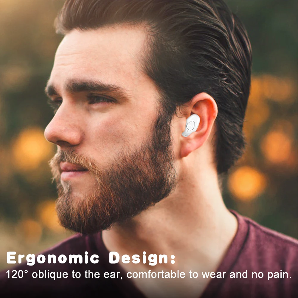 Мини беспроводные bluetooth-наушники музыкальная гарнитура спортивные наушники для