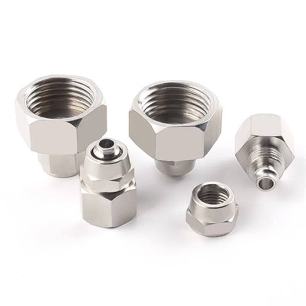 4mm 6mm 8mm 10mm 12mm 16mm x 1/8" 1/4" 3/8" 1/2" BSP Female Pneumatic Fast Twist Tube Pipe Fitting Quick Coupler Connector