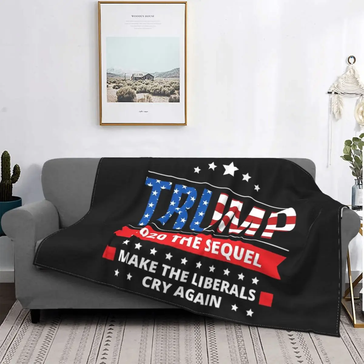 

Trump 2020 Make Liberals Cry Blanket Bedspread Bed Plaid Cover Beach Cover Kawaii Blanket Luxury Beach Towel