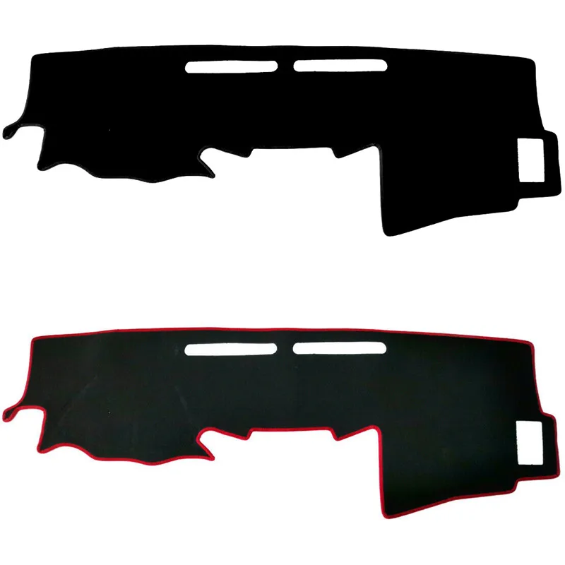 

Car Dashboard Cover Mat Pad Dash Dashmat Sunshade Instrument Carpet For Toyota Hilux SW4 Fortuner 2005 2006-2015 Car Accessories