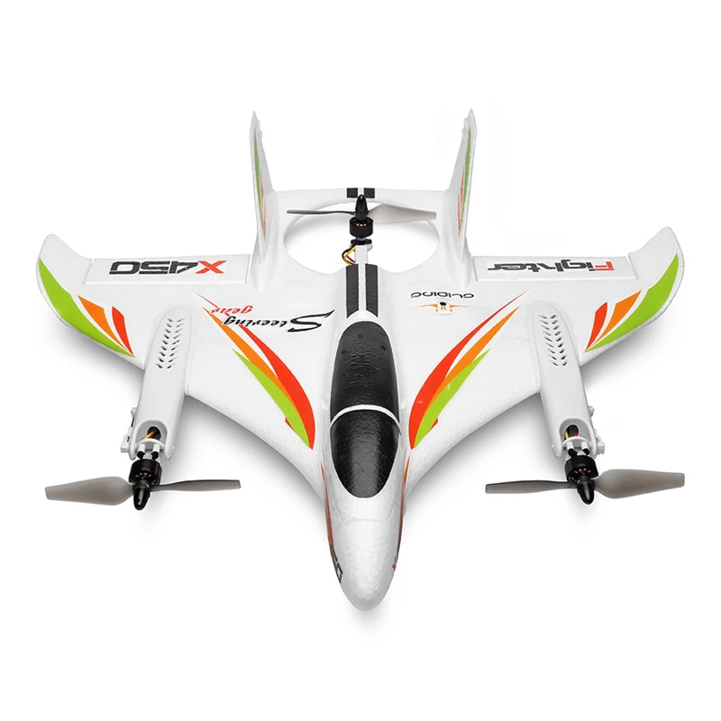 XK X450 VTOL 2 4G 6CH приводимого в движение с помощью электропривода 450mm размах крыльев
