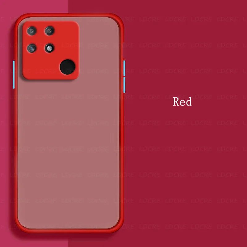 For Realme Narzo 50A Case for Realme Narzo 50A 50i 30A Cover Silicone Matte Translucent Shockproof Bumper Coque Narzo 50A Fundas