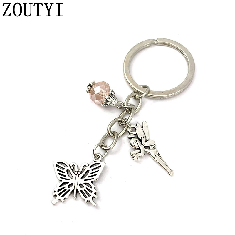 1 шт. брелок с изображением ангела бабочки Elf спасибо за ваш шарм и красочный для