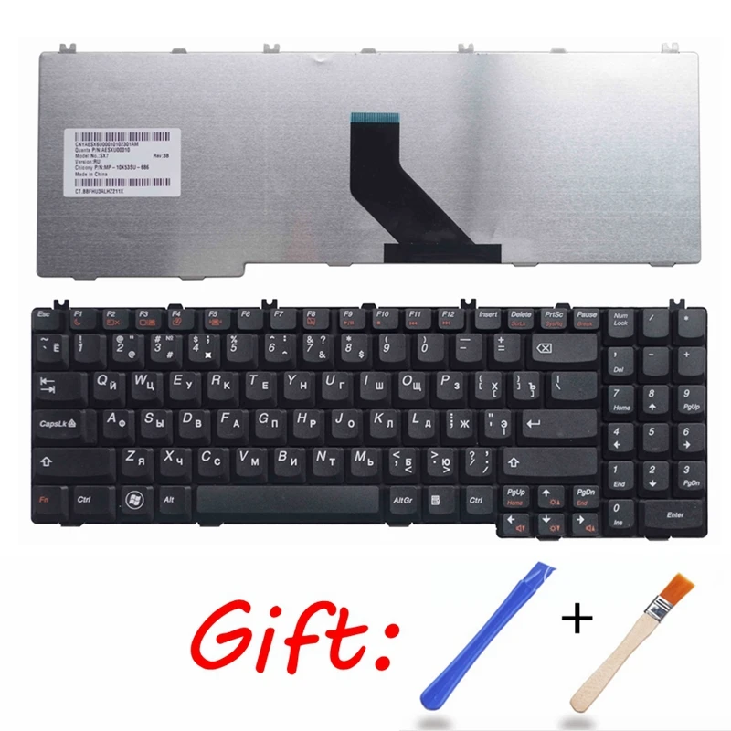 

Русская черная новая клавиатура для ноутбука Lenovo G555 G550M G550S G555AX G550AX G550 G550A G555AX B550 B560 V560 B560A G555A
