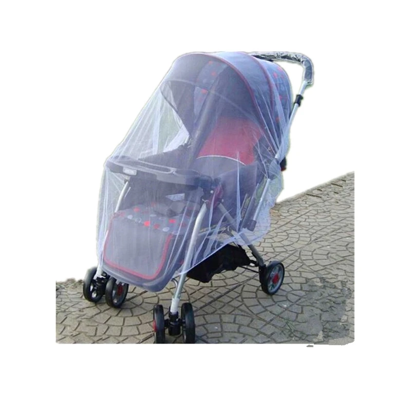 

Hot Infants Baby Girl Boy Stroller Pushchair Mosquito Insect Net Safe Mesh Buggy Crib Netting Cart Mosquito Net High Quality