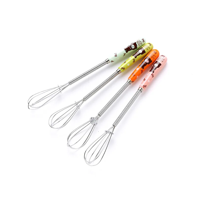 

Whisking Cream Butter Ceramic Handle Egg Beaters Manual Stainless Steel Beaten Eggs Kitchen Tools Milk Stirrer