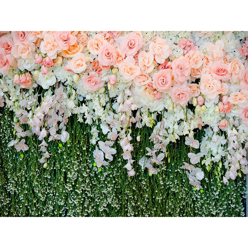 Allenjoy свадьба фон весенний цветок листья травы природа детского дня рождения с