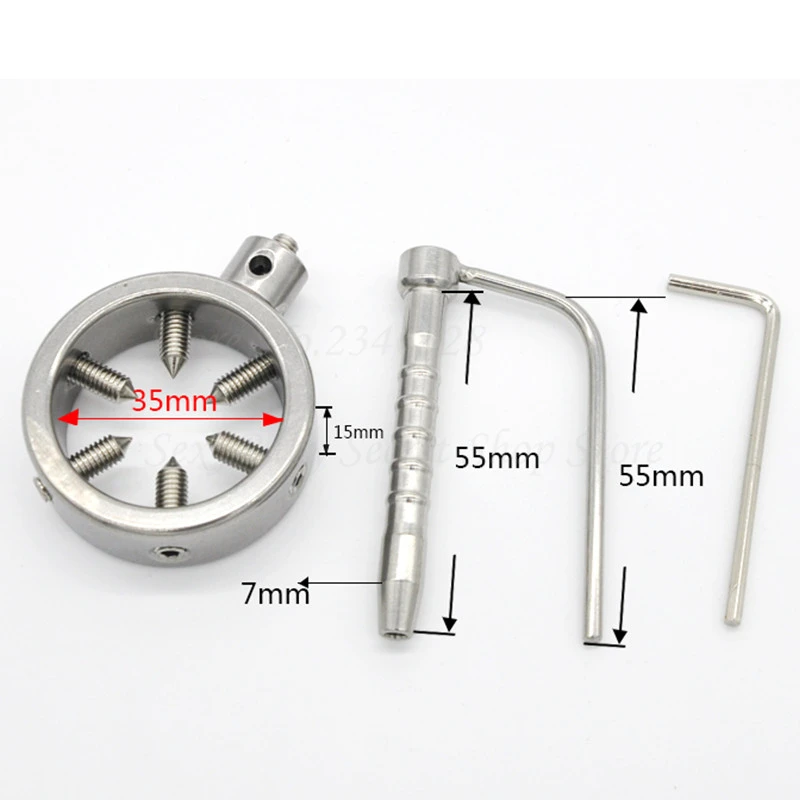 Мужское устройство верности Кольца для пениса из нержавеющей стали 304 с