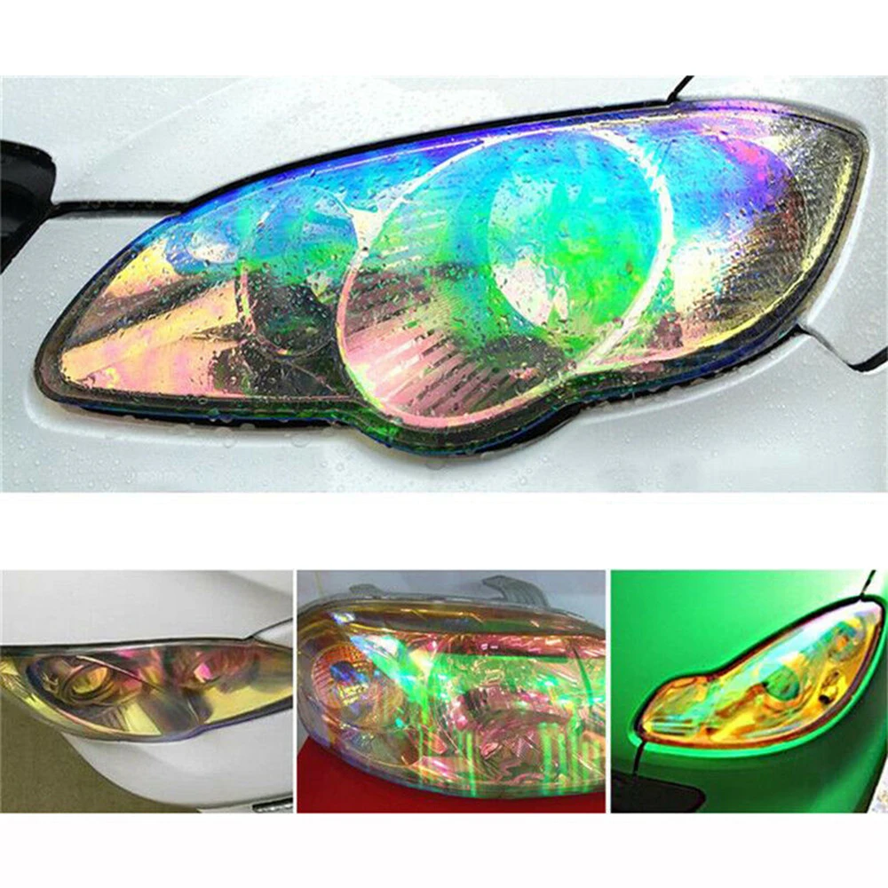 

Expandable Headlight Film Replacement Waterproof 12 Inchesx39 Inches Auto
