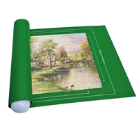 new puzzles mat jigsaw roll felt mat play mat puzzles blanket up to 1500 pieces puzzle accessories portable travel storage bag