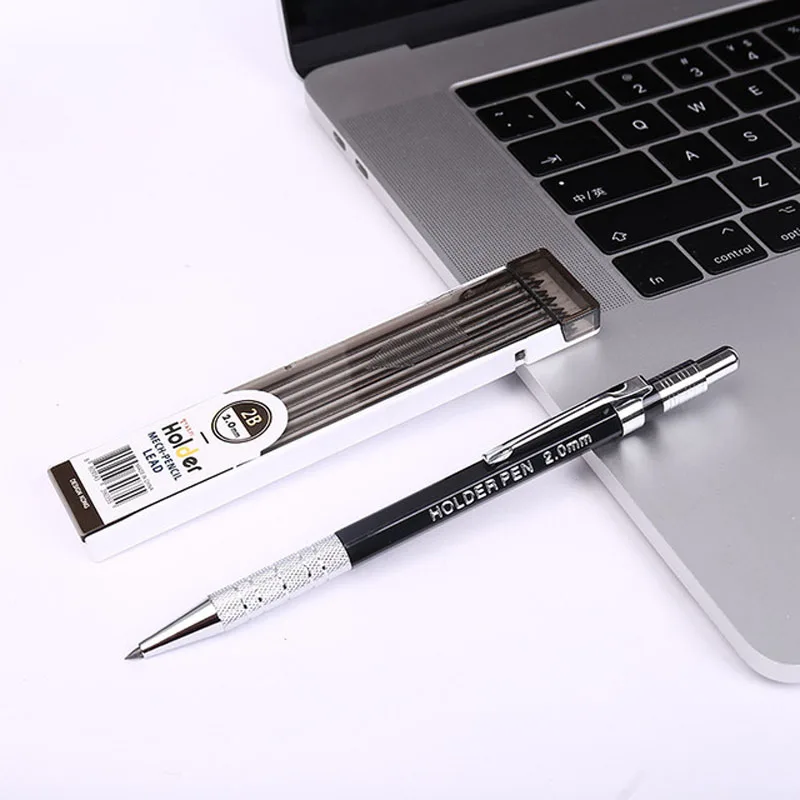 Высококачественный металлический автоматический механический карандаш 2 0 мм 2B