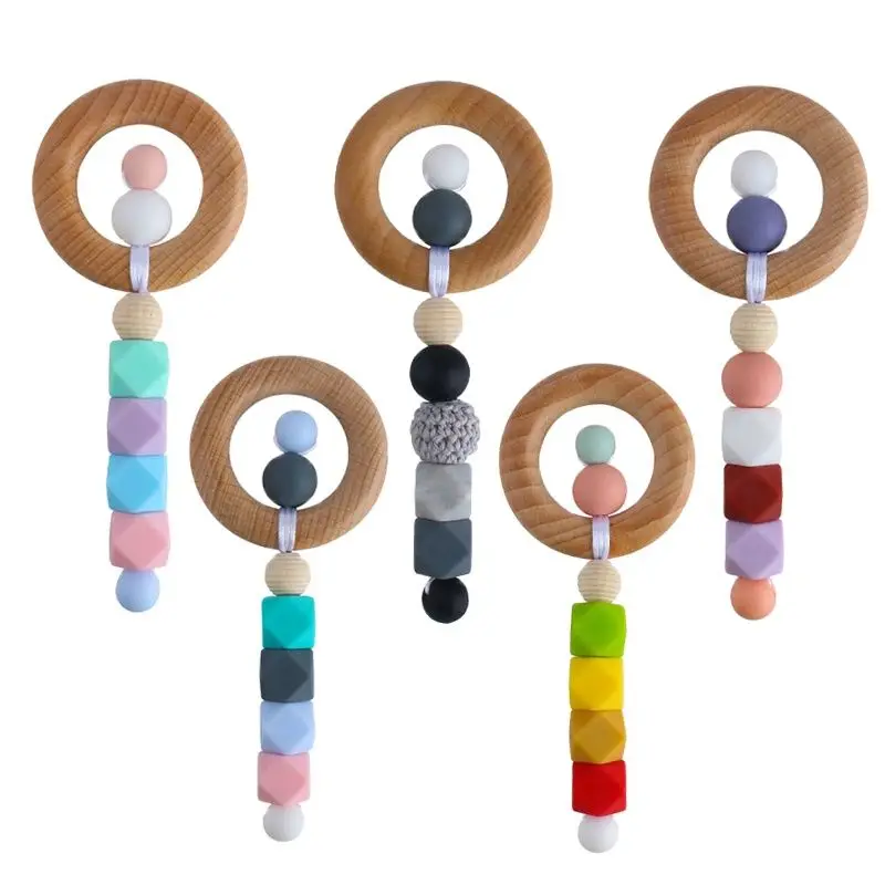 

BPA Free Baby Teether Eco-Friendly Pacifier Clips Chew Baby Safe Teether Toys Nipple Holder Soother Chew Dummy Clips Baby Stuff
