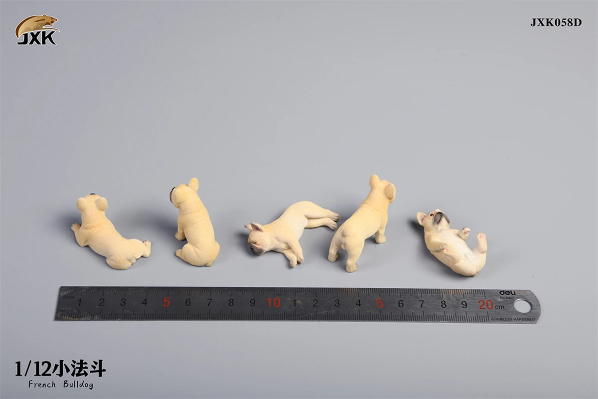 Мини-фигурка французского бульдога JXK 1/12 фигурка собаки Коллекционная модель