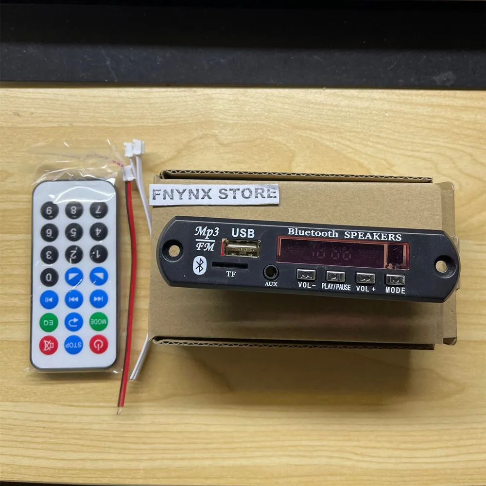 Автомобильный mp3-декодер 5 шт. 12 В Bluetooth 0 FM-радио аудио декодер аксессуары TF-карта