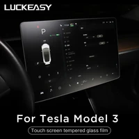 for tesla model 3 y 15 center control touchscreen car navigation touch screen protector p50 p65 p80 p80d 9h tempered glass