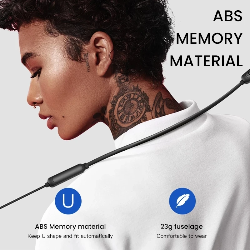 Bluetooth-наушники с шейным ободом Беспроводные стереонаушники для спорта бега