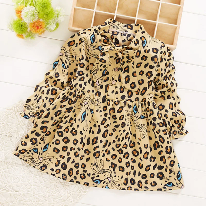 Весенне-осеннее платье для девочек Плиссированное Платье малышей Детское vestidos с