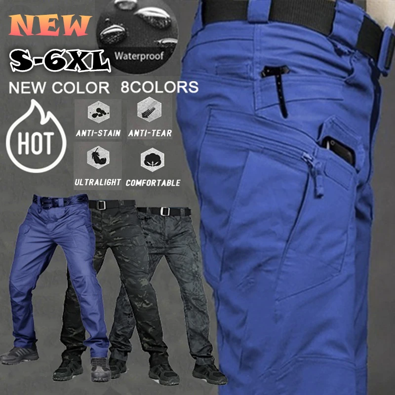 

Plus SizeS-3XL Men Tactical Cargo Pants Army Outdoor Hiking Trekking Casual Sweatpants Camouflage Military Multi pocket Trousers