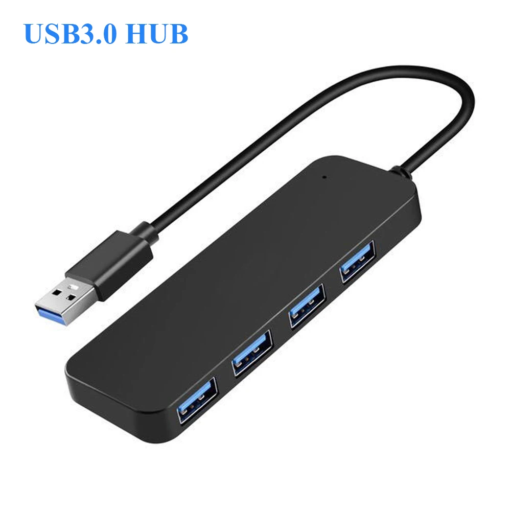 USB3.0 концентратор 4 порта Высокоскоростная передача удлинитель для ПК ноутбука