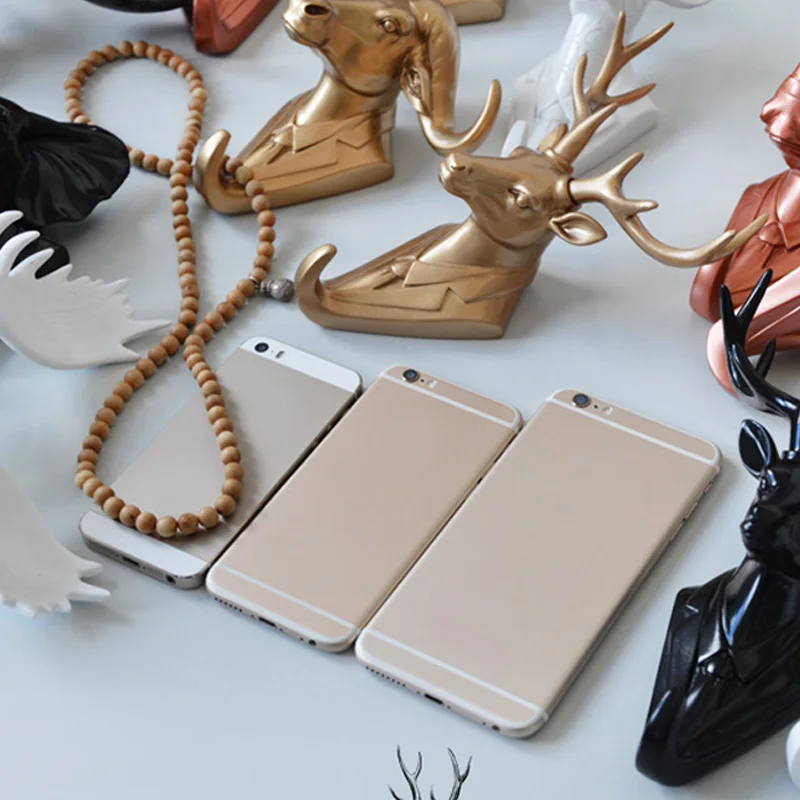 Декоративный крючок индивидуальная голова оленя слон настенный для пальто