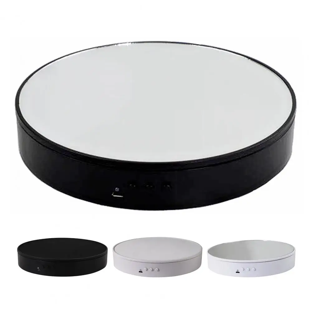 50% Hot Sales Display Stand Auto-Rotation 360 Degree ABS Rechargeable Photography Stand for Product Display