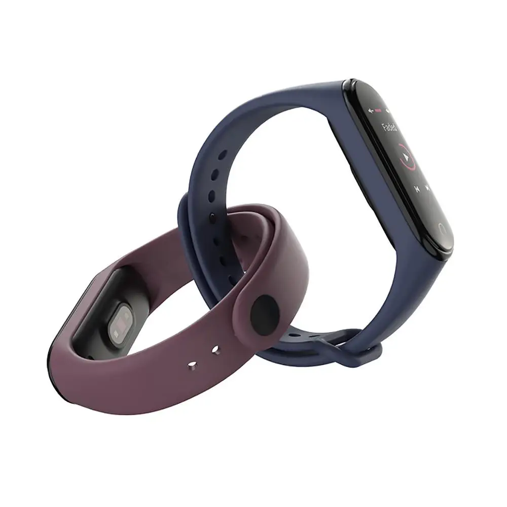 Силиконовый ремешок для Xiaomi mi Band 3 4 ремешок для спортивных часов часы умный Браслет сменный ремешок для mi Band 3 умный Браслет