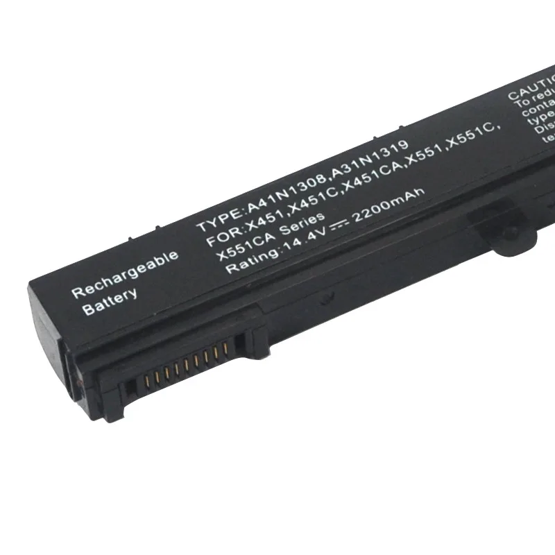 Аккумулятор для ноутбука Asus X451 X451C X451CA X551 X551C X551CA D550M D550MA F551M X551MA A41N1308 A31N1319