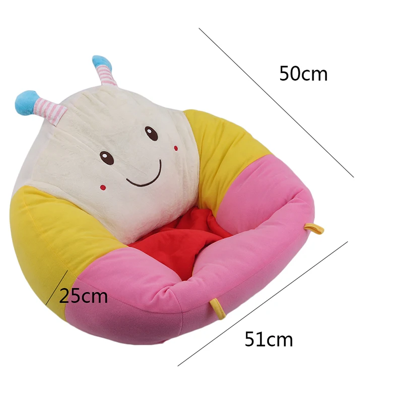 

Baby Sofa Support Seat Cover Plush Chair Learning to Sit Comfortable Toddler Nest Puff Washable without Filler Cradle Sofa Chair