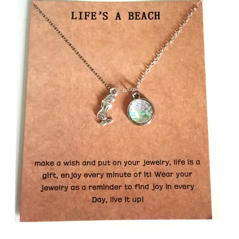 Русалка рыба морская черепаха раньше морские волны пляжные ракушки подвески для