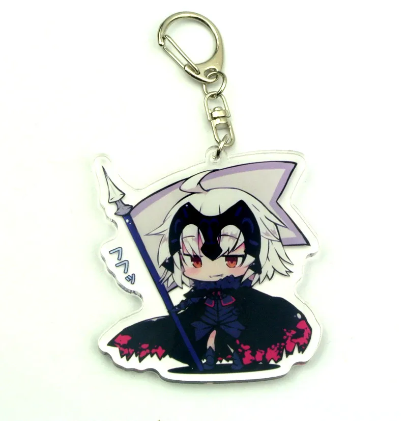 Аниме Fate/Grand Order Jeanne dɺrc (Alter) брелок для ключей Подвеска Хэллоуина Косплей