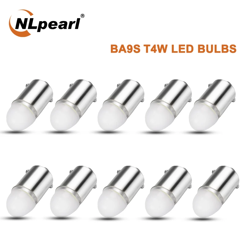 Сигнальная лампа Nlpearl 12 В BA9S T4W светодиодные лампы 3030SMD Ba9s Canbus для номерного знака