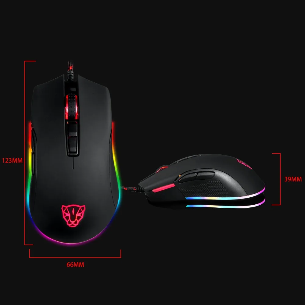 Motospeed V70 USB Проводная игровая мышь PMW3325 5000 dpi PMW3360 12000 dpi компьютер RGB светодиодный многоцветная подсветка отправка с коробкой