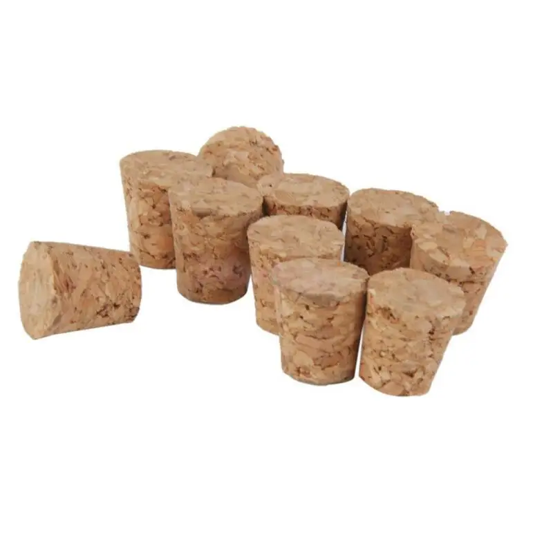 10pcs High Quality Wood Wine Glass Bottle Stopper Kettle Pudding Container Cork Cap Burette Buret Tube Lid 7 Sizes | Дом и сад