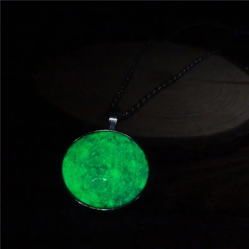 Аксессуары Новинка фиолетовая звезда светящаяся Бижутерия Ожерелье модное